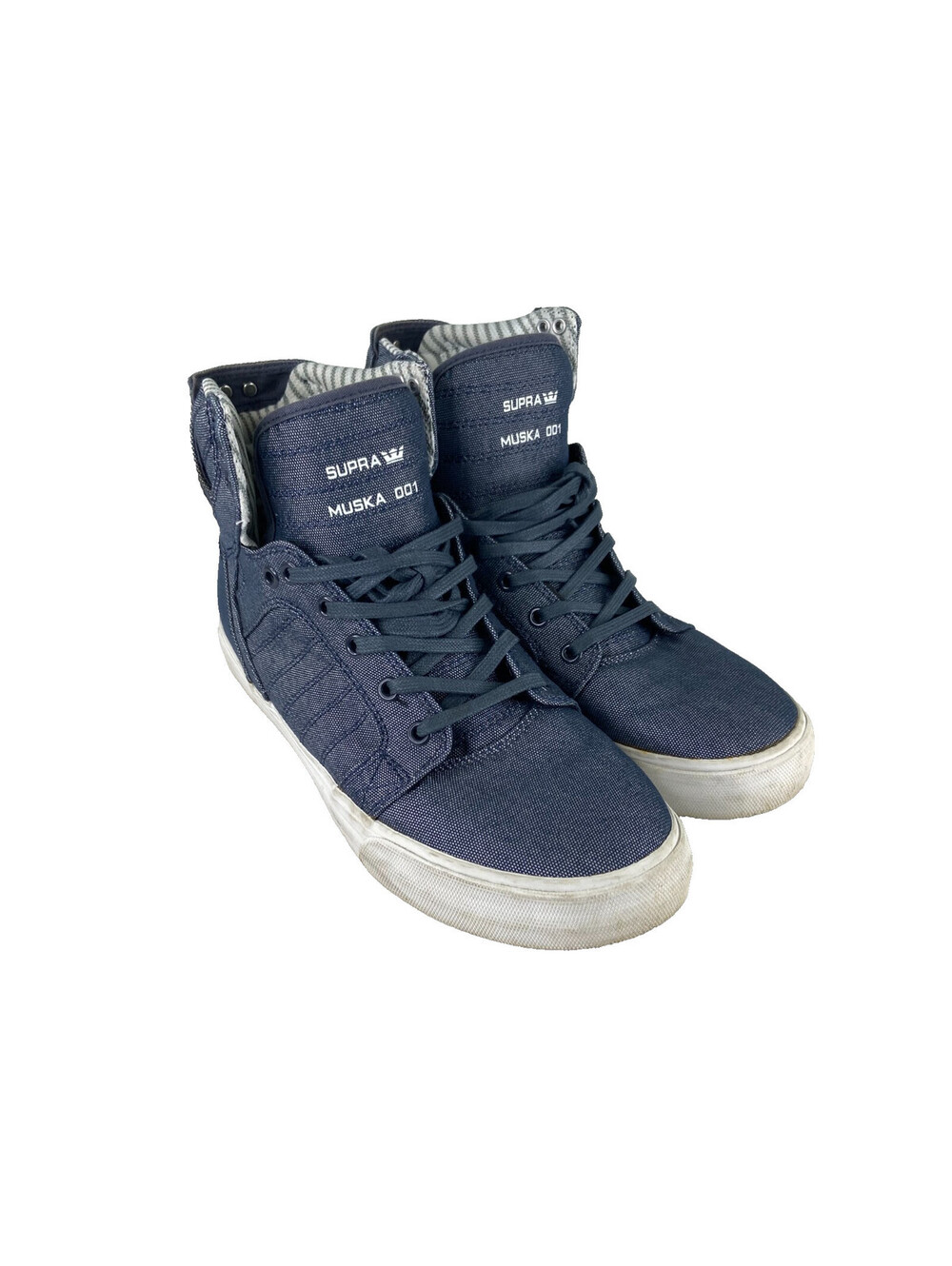 Supra Skytop Chad Muska 001 Sk8 Shoe Sneaker 08002-427 Canvas M 9.5